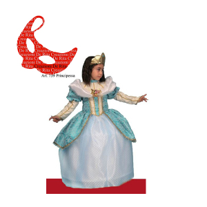 Costume Carnevale Principessa De Rita |Massa Giocattoli