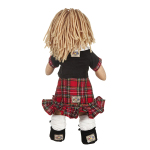 My Doll Bambola Con Scamiciato In Tessuto Tartan Rosso | Massa Giocattoli