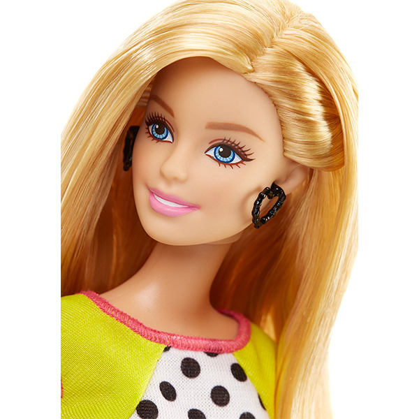 Bambola Barbie linea Fashionista con vestito a Pois