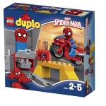 Lego Duplo 10607 Laboratorio Della Ragno Bici di Spider Man