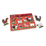 Animali da fattoria Puzzle Sonoro Melissa & Doug|Massa Giocattoli