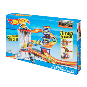 Hot Wheels Speedtropolis Playset|Massa Giocattoli