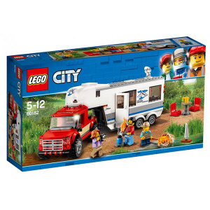Lego City Pickup e Caravan 60182| Massa Giocattoli