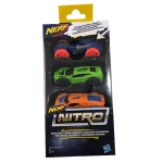 Blister 3 Auto Nerf Nitro| Massa Giocattoli