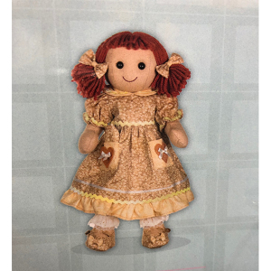My Doll Bambola Vestito Fiori Marrone Con Tasche | Massa Giocattoli